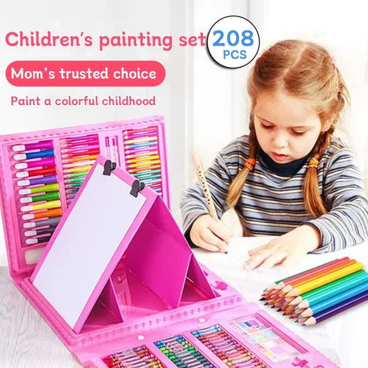 208Pcs Kids Drawing Set